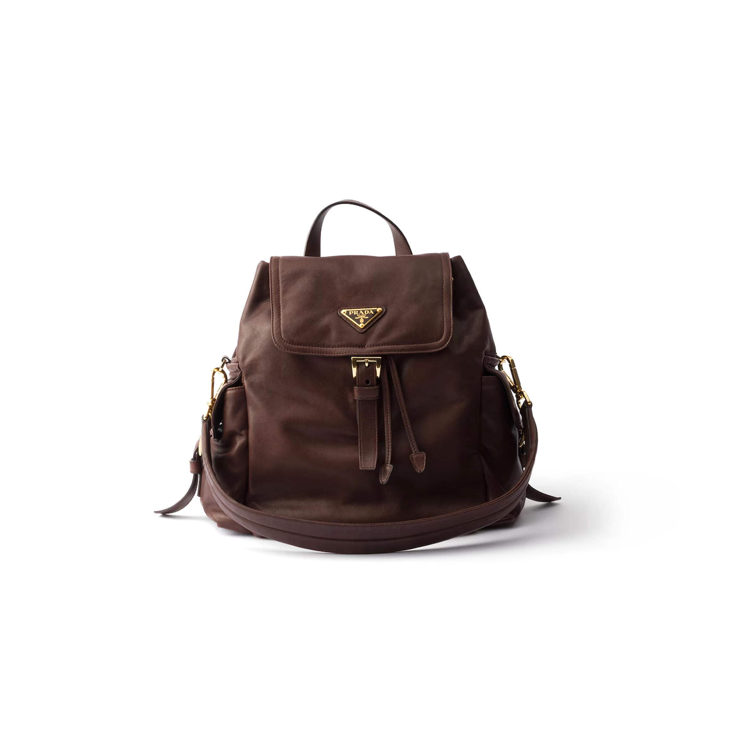 Pra*a explore medium nappa leather backpack 1bz080 (29*27*12.5cm)